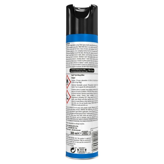 Raid Rapid Action Fly & Wasp Killer   300ml GOODS M&S   