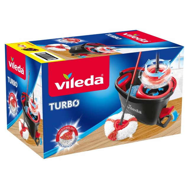 Vileda Turbo 2in1 Spin Mop and Bucket Set GOODS M&S   