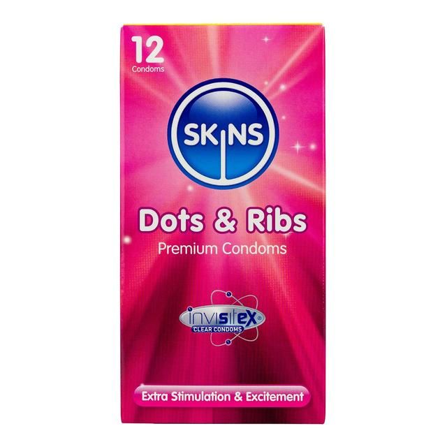 Skins Dots & Ribs Condoms    12 per pack