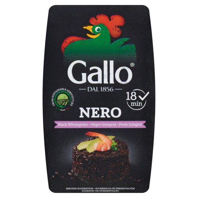 Riso Gallo Black Wholegrain Rustico   500g