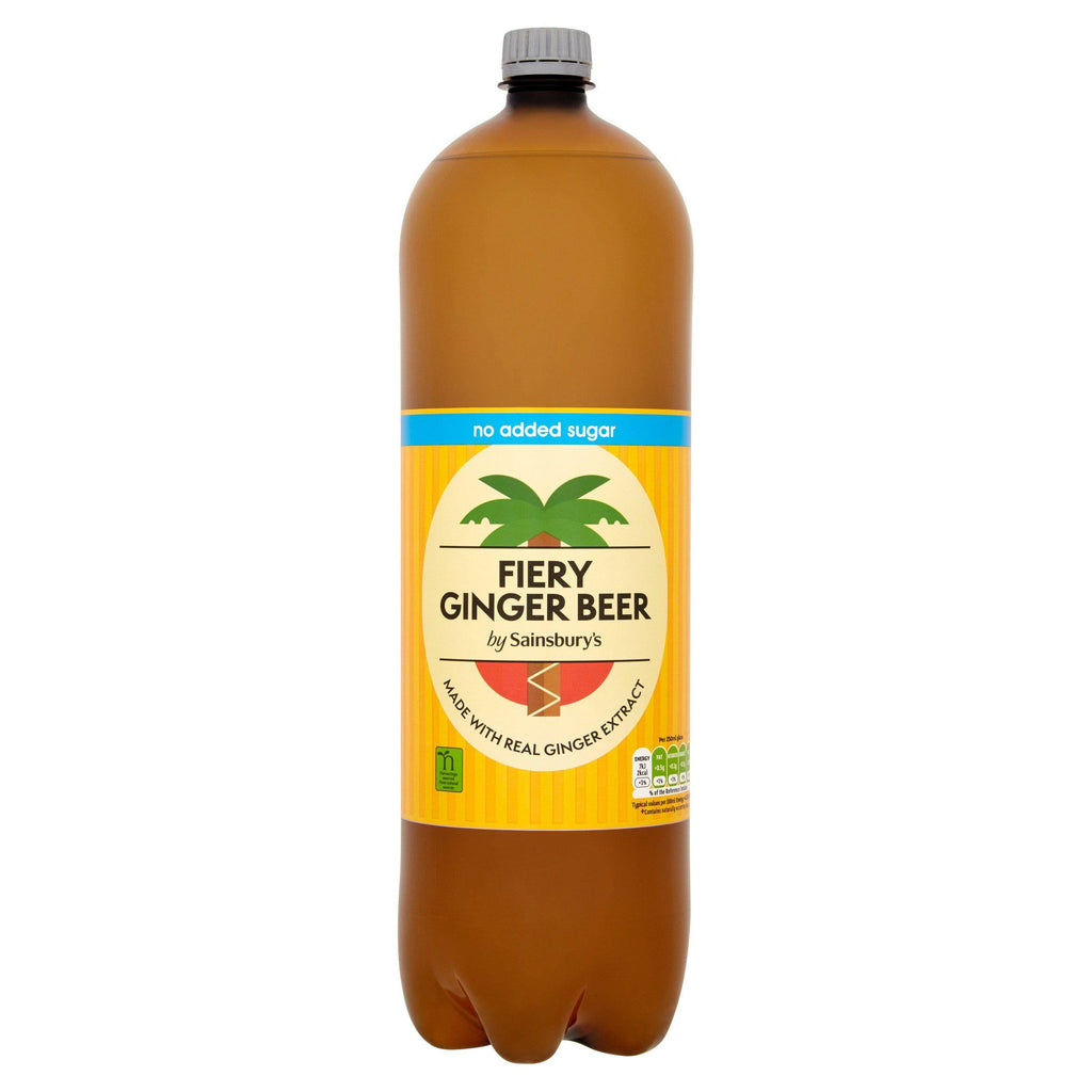 Sainsbury's Diet Ginger Beer, No Added Sugar 2L