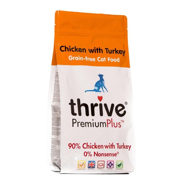 Thrive PremiumPlus Chicken with Turkey Dry Cat Food   1.5kg