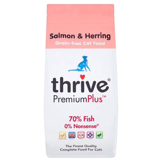 Thrive PremiumPlus Salmon & Herring Dry Cat Food   1.5kg GOODS M&S   