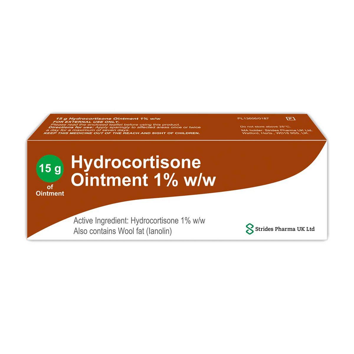 Hydrocortisone Ointment 1% w/w - 15g