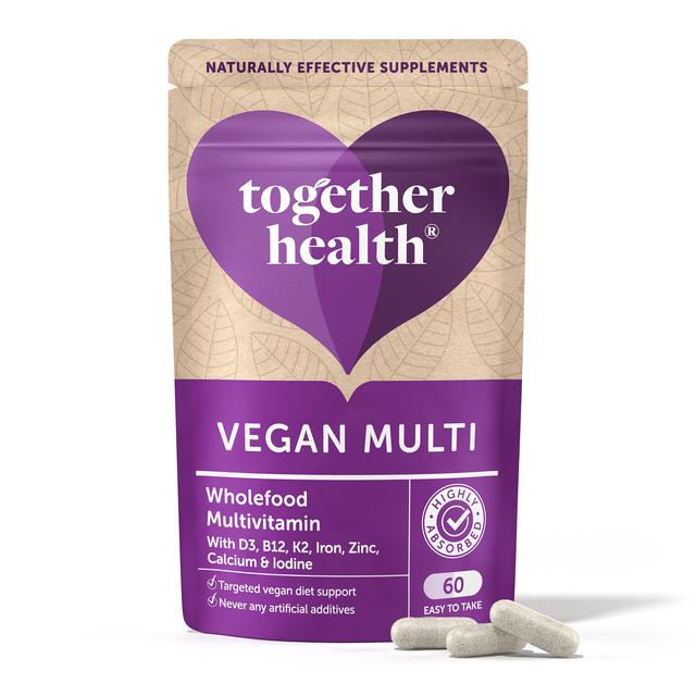 Together Vegan Multivitamins & Minerals Supplement Vegetable Capsules    60 per pack GOODS M&S   