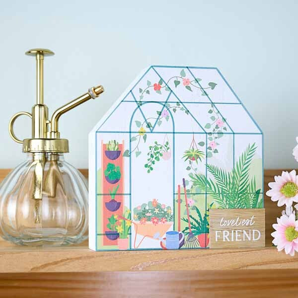 The Cottage Garden 3D Greenhouse Plaque 'Friend' GOODS Superdrug   