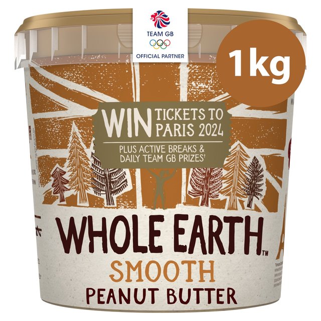 Whole Earth Smooth Peanut Butter   1kg GOODS M&S   