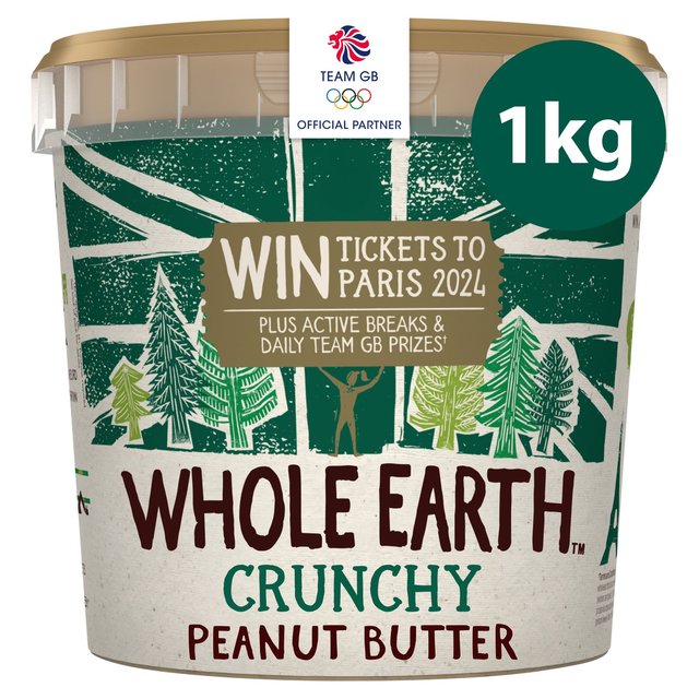 Whole Earth Crunchy Peanut Butter   1kg