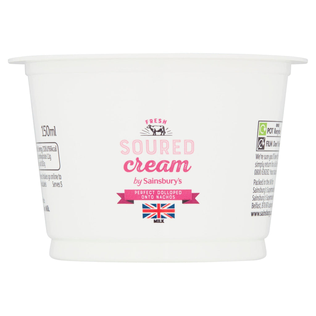 Sainsbury's Fresh Soured Cream 150ml