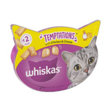 Whiskas Temptations Adult Cat Treat Biscuits with Chicken & Cheese   60g GOODS M&S   