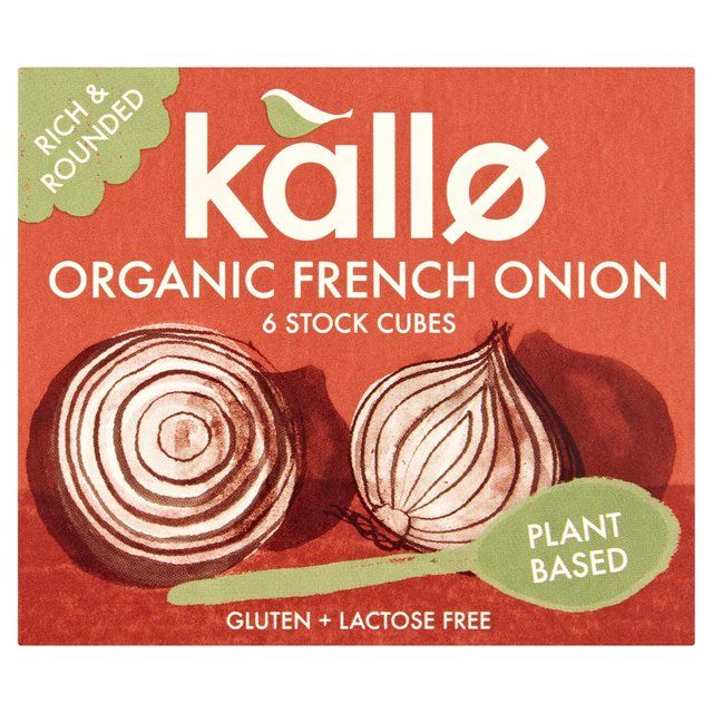 Kallo Organic French Onion Stock Cubes   6 x 11g