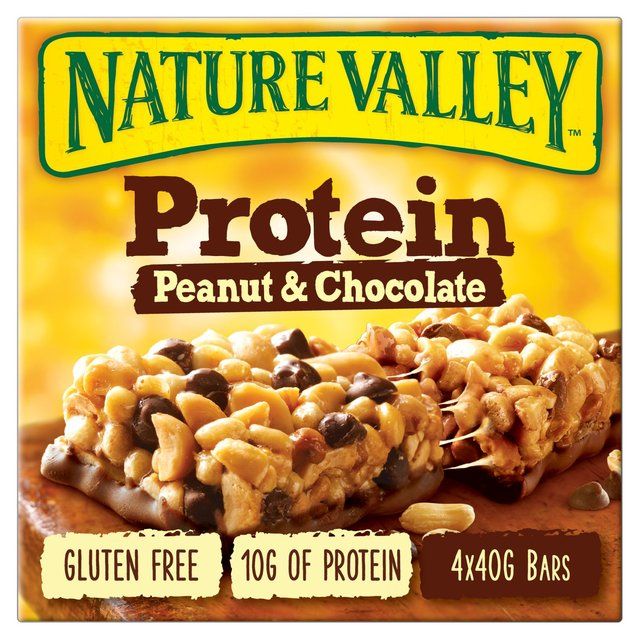 Nature Valley Protein Peanut & Chocolate Cereal Bars   4 x 40g