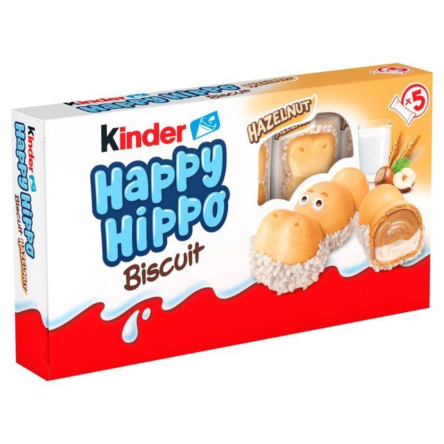 Kinder 5 Happy Hippo Milk & Hazelnut Biscuits   103.5g