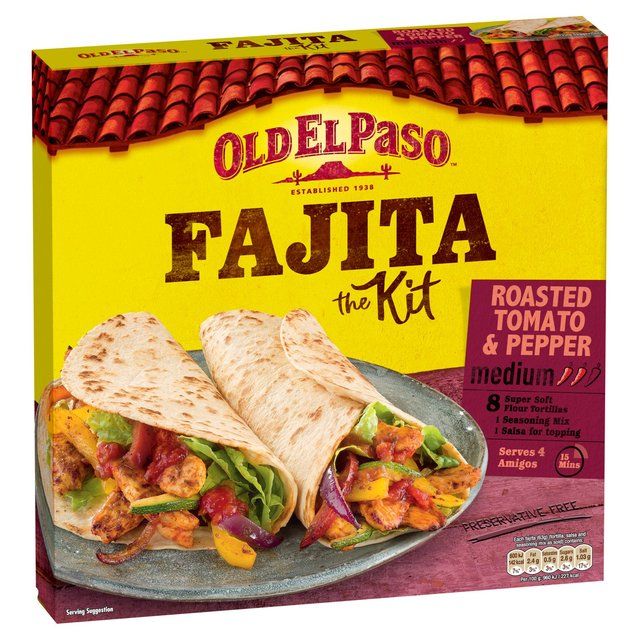 Old El Paso Mexican Roasted Tomato & Pepper Fajita Kit   500g