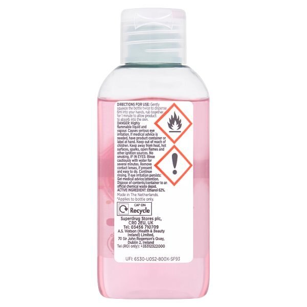 Superdrug Strawberry Antibacterial Hand Gel 50ml GOODS Superdrug   