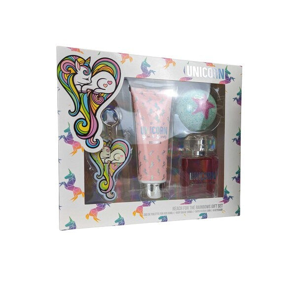 Unicorn Reach for the Rainbows Gift Set Fragrance and Bath