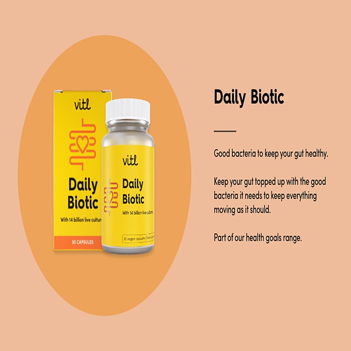 Vitl Daily Biotic 30 Capsules