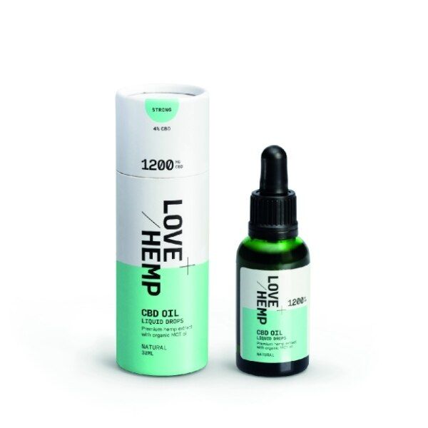 Love Hemp 1200Mg 4% Cbd Oil Drops - 30Ml Natural GOODS Superdrug   