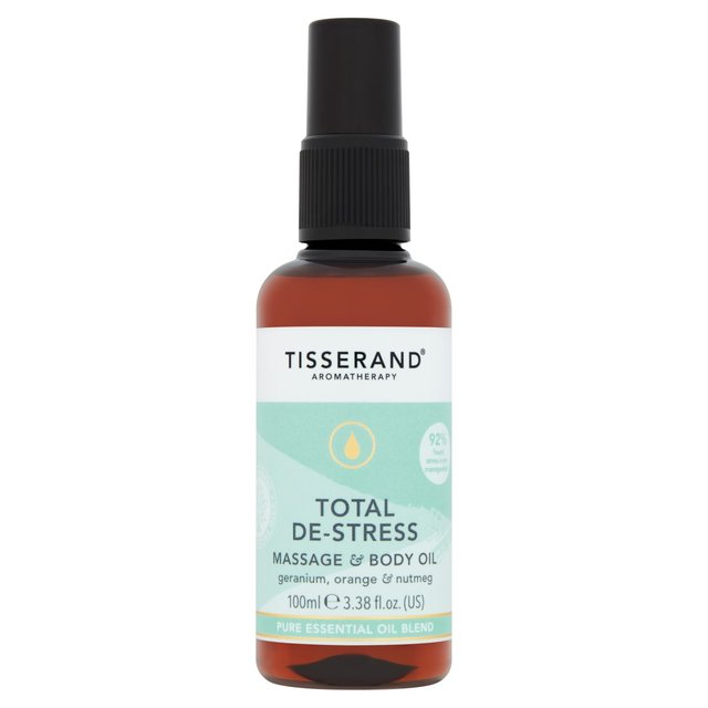 Tisserand Total De-Stress Massage & Body Oil   100ml