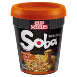 Nissin Soba Sukiyaki Beef Instant Wok Style Noodles Pot GOODS ASDA   