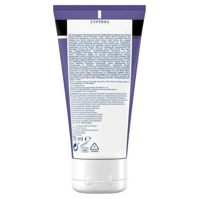 Neutrogena Visibly Renew Hand Cream   75ml GOODS M&S   