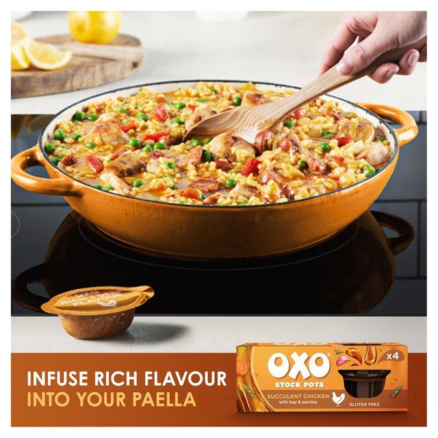 Oxo Stock Pots Chicken   4 x 20g GOODS M&S   