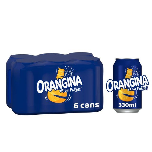 Orangina Sparkling Fruit Drink   6 x 330ml