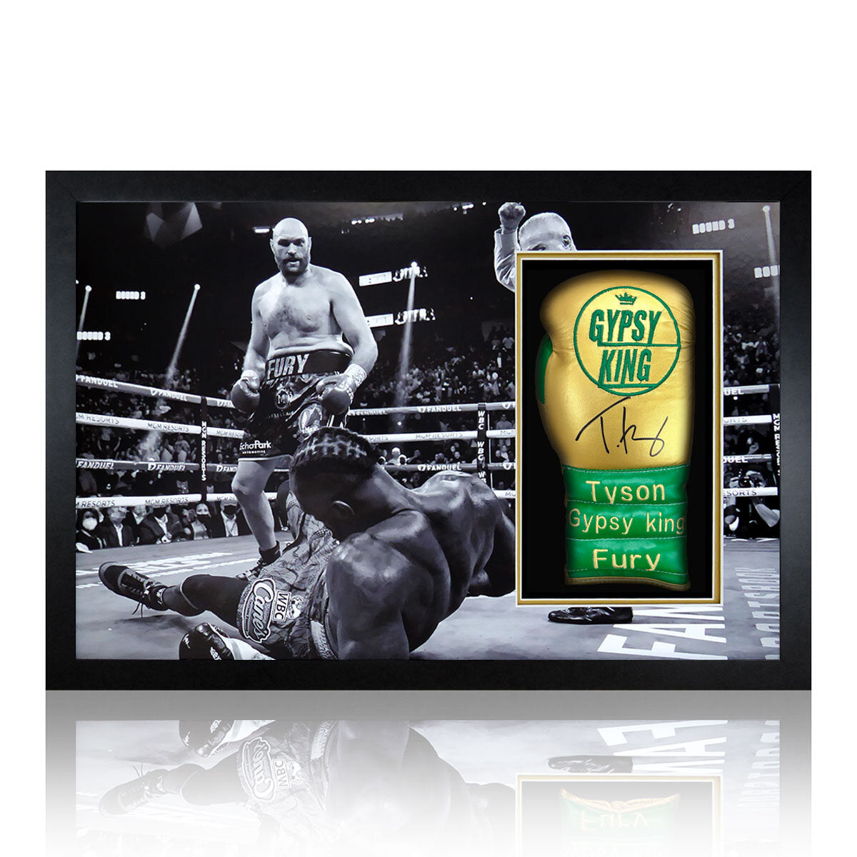 Tyson Fury Signed Boxing Glove displayed in Iconic Photo Frame GOODS Costco UK