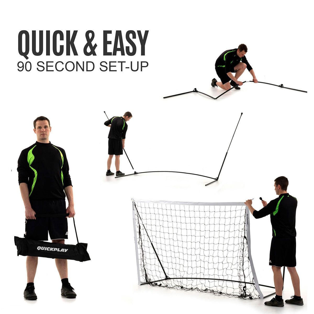 Kickster Portable Football Goal 1.5 x 1m