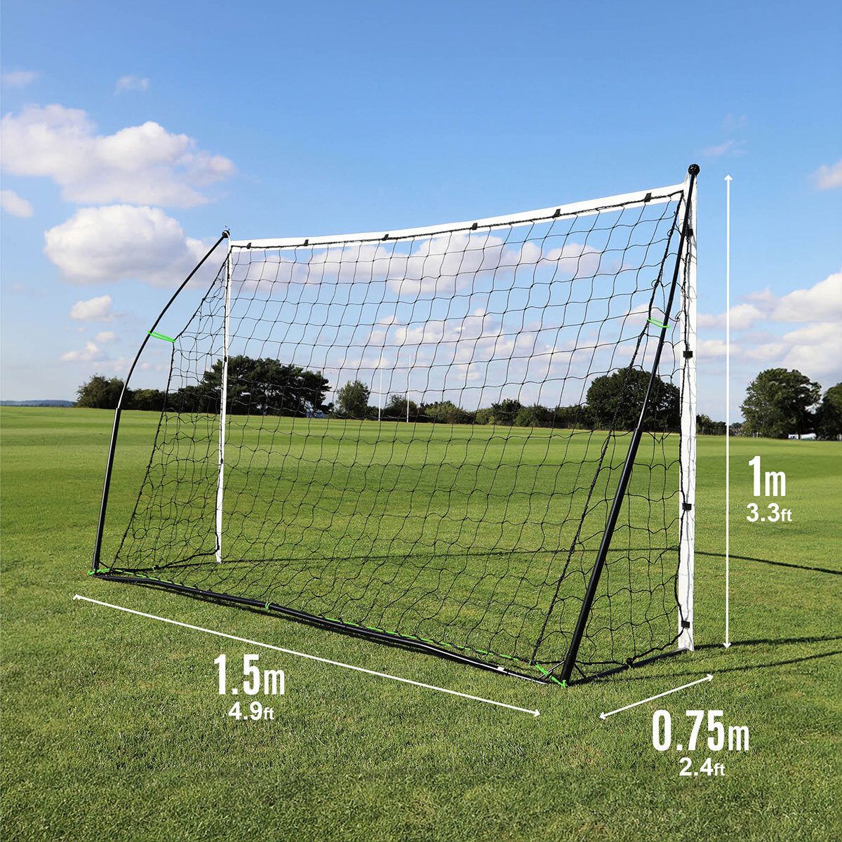 Kickster Portable Football Goal 1.5 x 1m