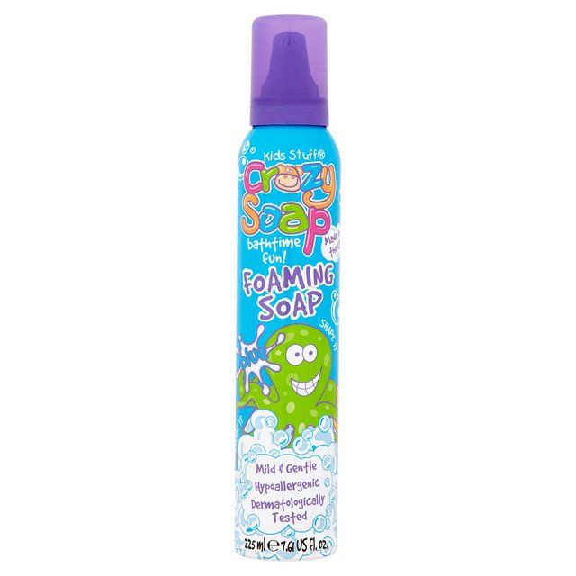 Kids Stuff Crazy Foaming Soap Blue   225ml GOODS M&S   