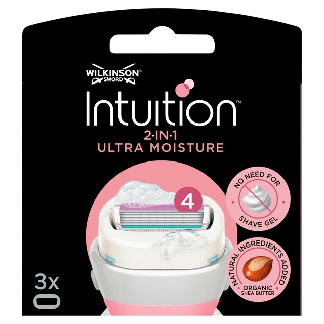 Wilkinson Sword Intuition Ultra Moisture Women's Razor Blades   3 per pack GOODS M&S   