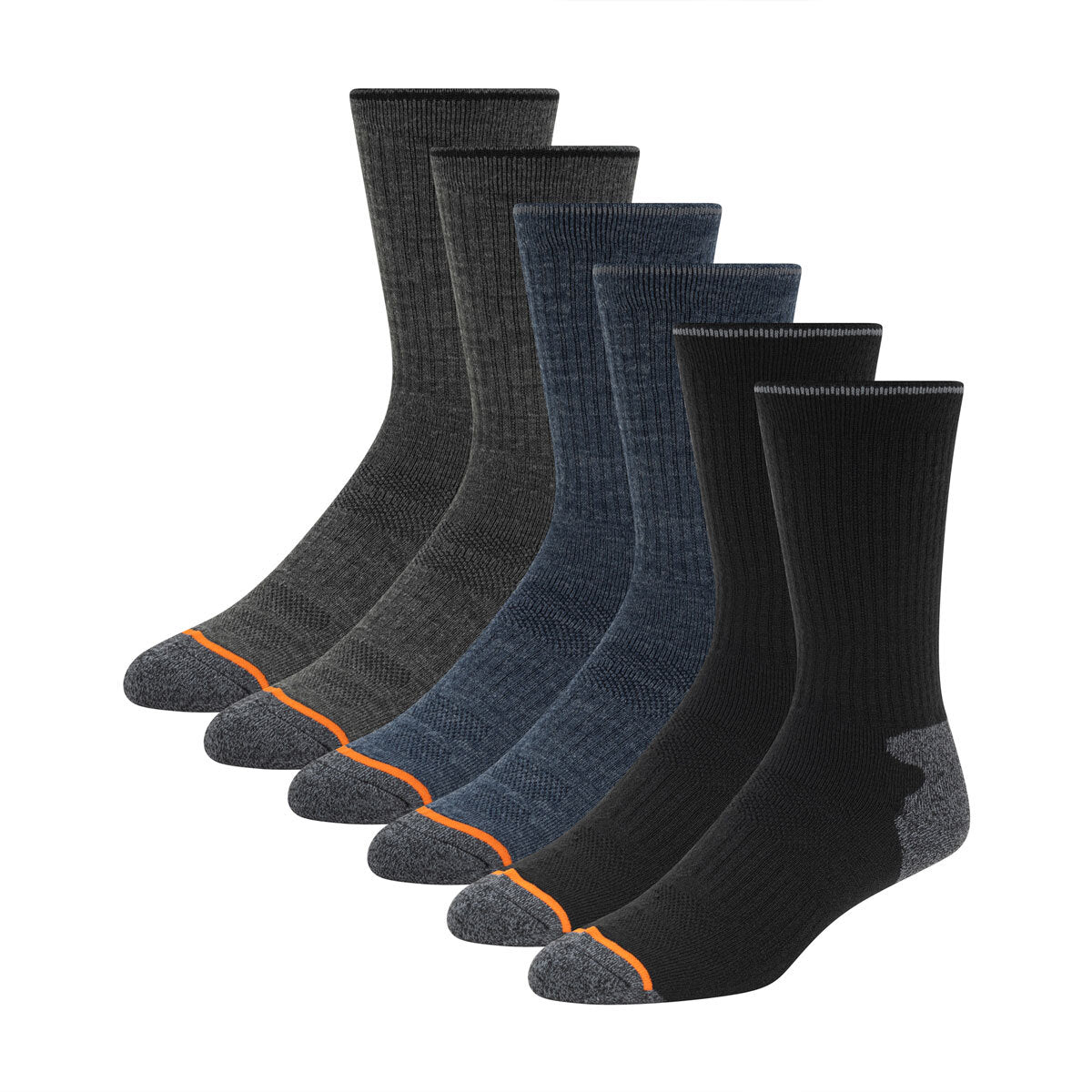 Weatherproof Men's Crew Sock, 6 Pack GOODS Costco UK