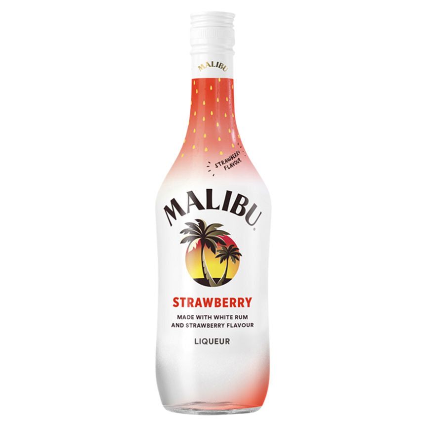 Malibu Strawberry Flavoured Rum GOODS ASDA   