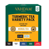 Vahdam Turmeric Tea Variety 70 Pack