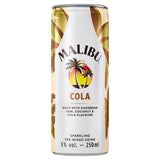 Malibu Coconut Rum & Cola Sparkling Pre-Mixed Can   25cl GOODS M&S   