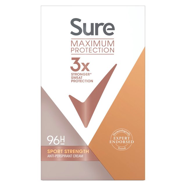 Sure Women Maximum Protection Sports Anti-Perspirant Deodorant Cream   45ml GOODS M&S   