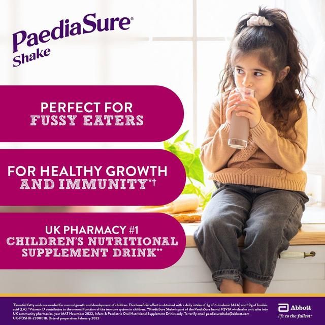 PaediaSure Shake Chocolate Nutritional Supplement Powder 1-10 Yrs   400g