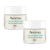 Aveeno Calm  Restore Oat Gel Moisturiser 2 x 50ml