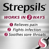 Strepsils Extra Cherry Throat & Pain Relief Lozenges   24 per pack GOODS M&S   