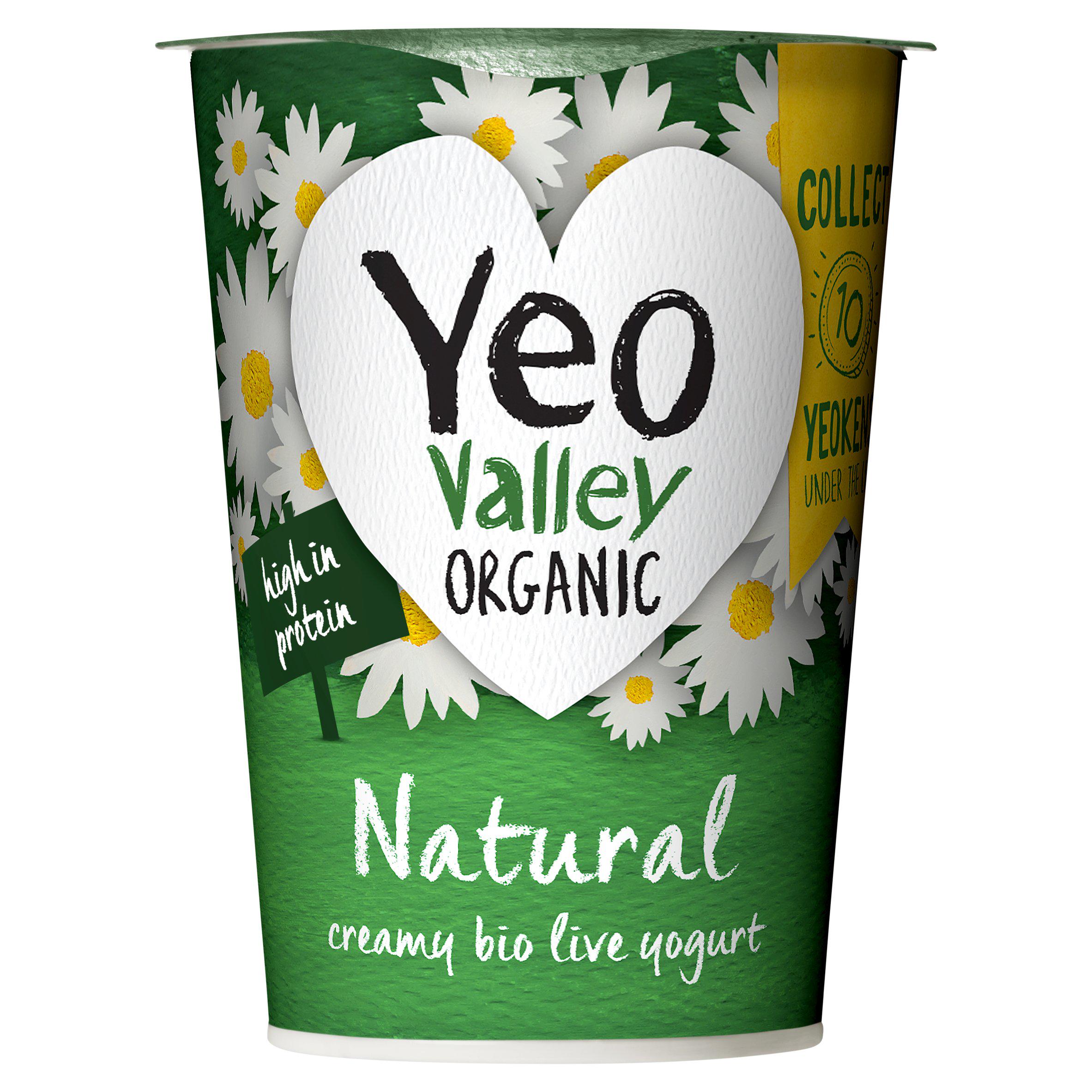 Yeo Valley Organic Natural Yogurt 450g GOODS Sainsburys   