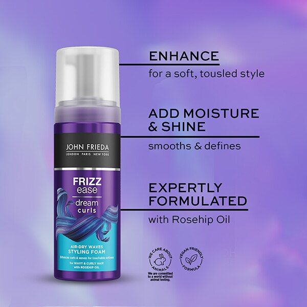 John Frieda Frizz Ease Air-Dry Waves Styling Foam 150ml