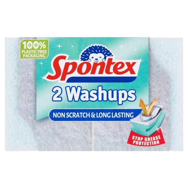 Spontex Washups Non-Scratch   2 per pack