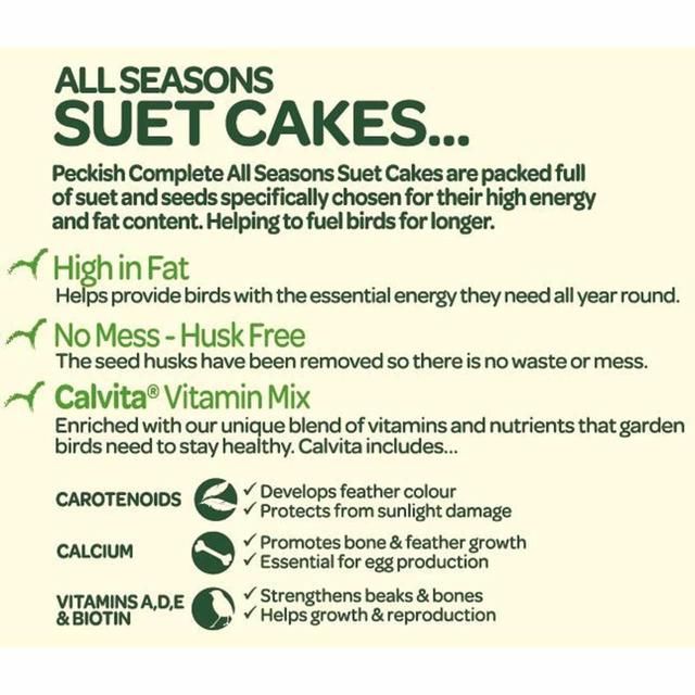 Peckish Complete Suet Cake Block For Wild Birds   300g GOODS M&S   