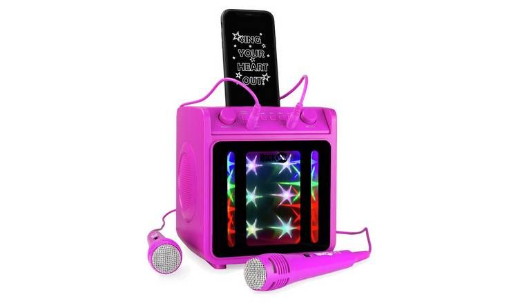 RockJam SingCube 10Watt Bluetooth Karaoke Machine - Two Mics