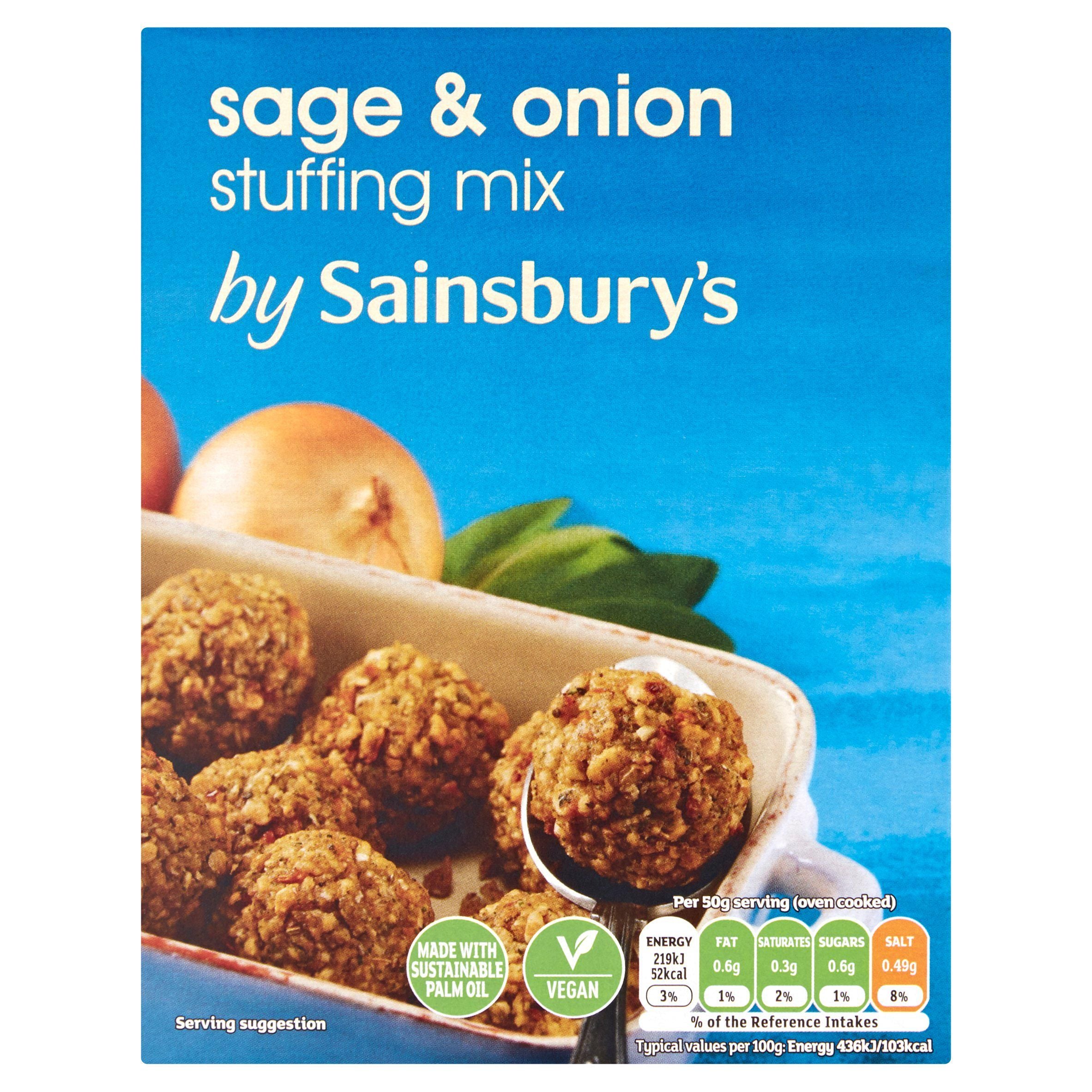 Sainsbury's Sage & Onion Stuffing Mix 170g GOODS Sainsburys   