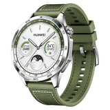 HUAWEI Watch GT 4 46mm Smart Watch - Green Woven Strap