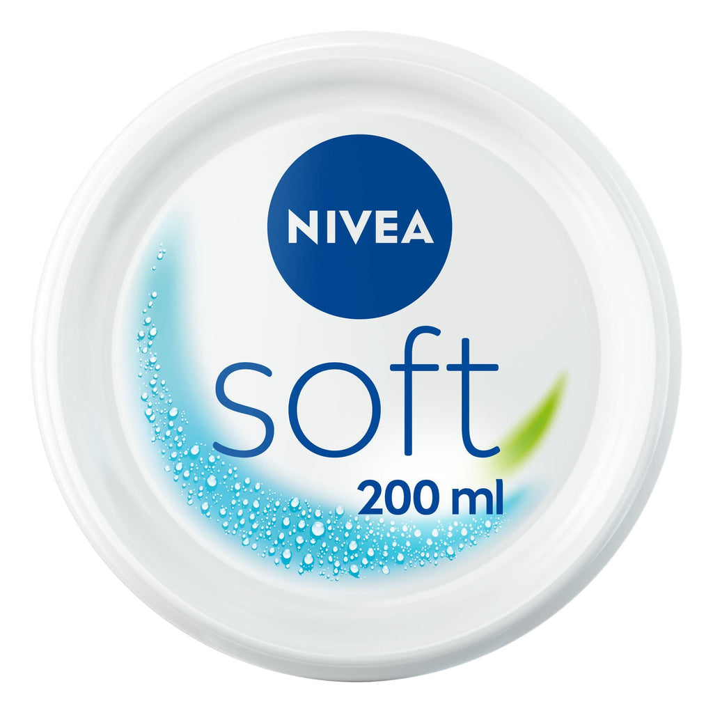 Nivea Soft Moisturiser for Face Hands & Body 200ml