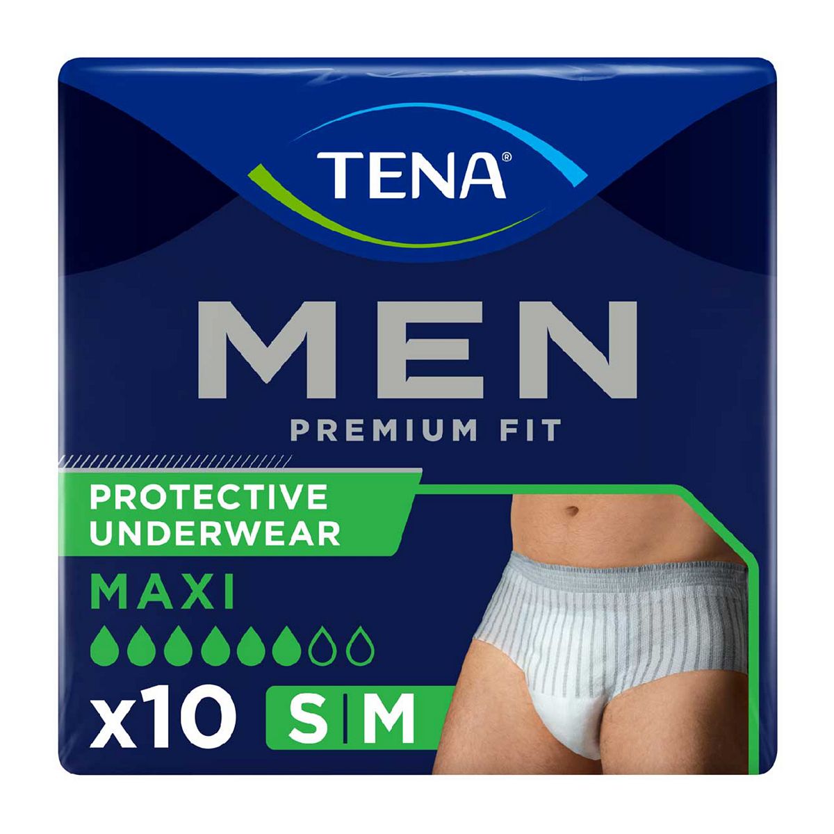 Tena Men Premium Fit Pants Plus Medium - 10 pants GOODS Boots   