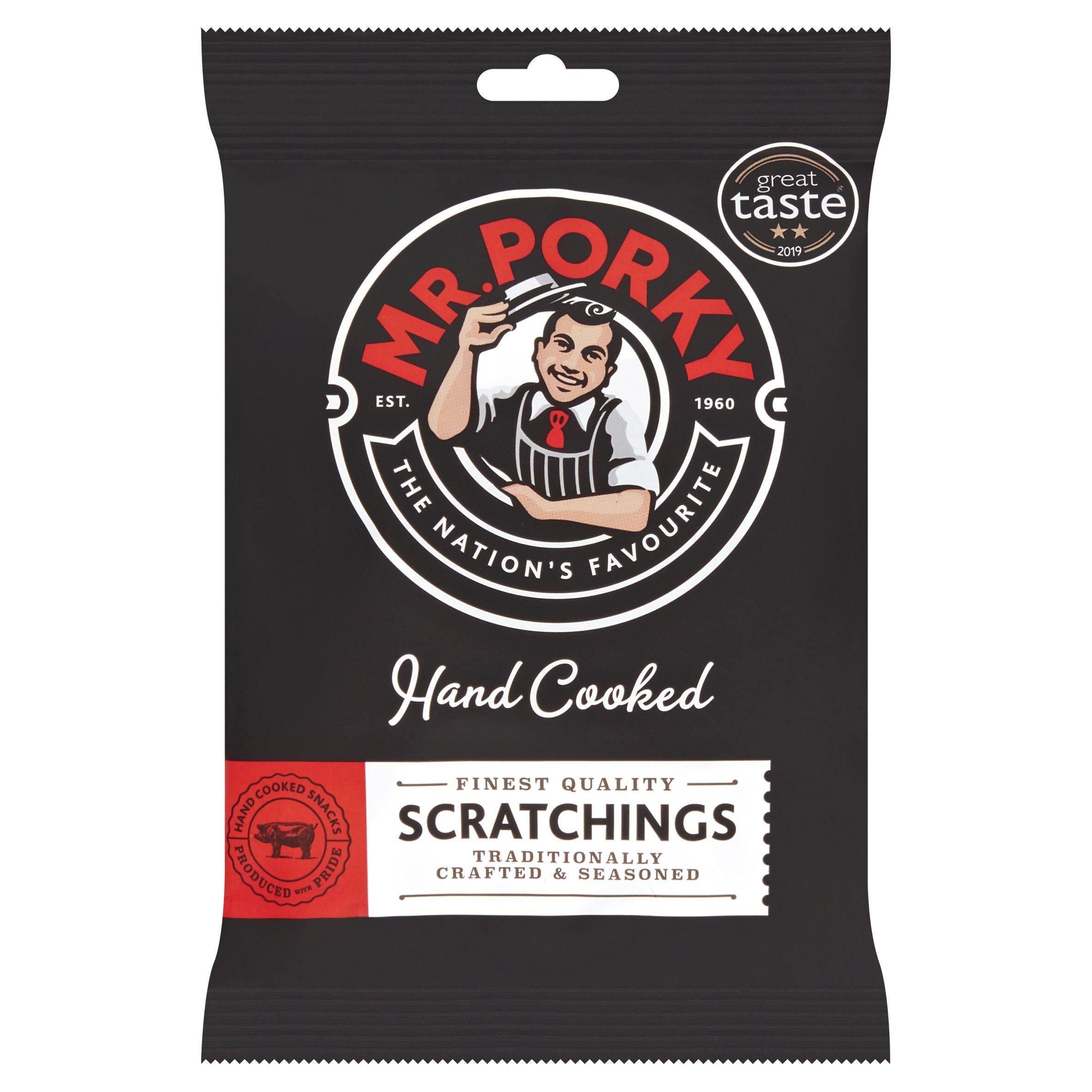 Mr Porky Hand Cooked Pork Scratchings 65g GOODS Sainsburys   